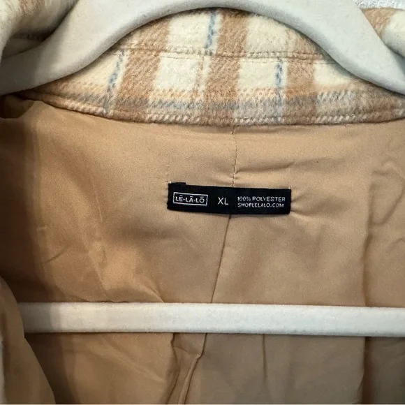 LeLaLo ladies flannel shacket - Picture 6 of 8